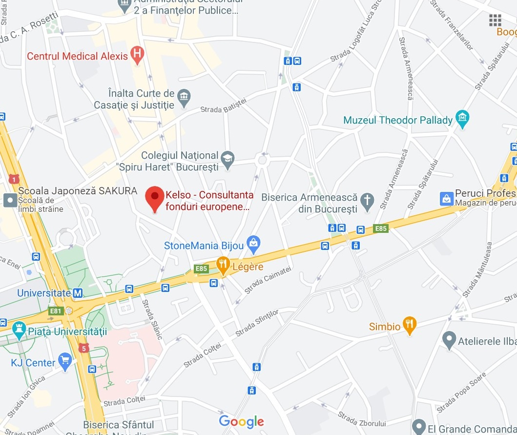 Locatie Kelso Consulting Bucuresti
